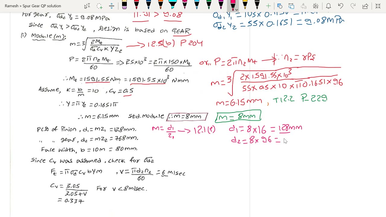 Module 2 L30 Problem on Spur Gear