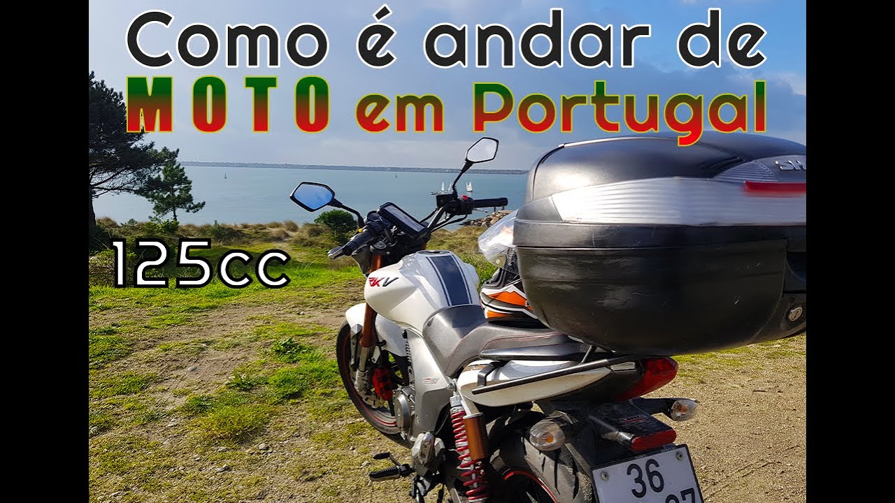 Como é andar de moto em Portugal? 125cc