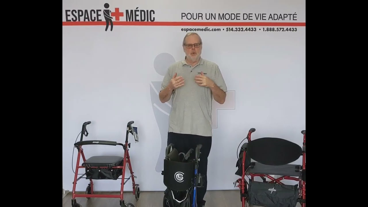 Déambulateurs & combo Ambulateur - Fauteuil de transport