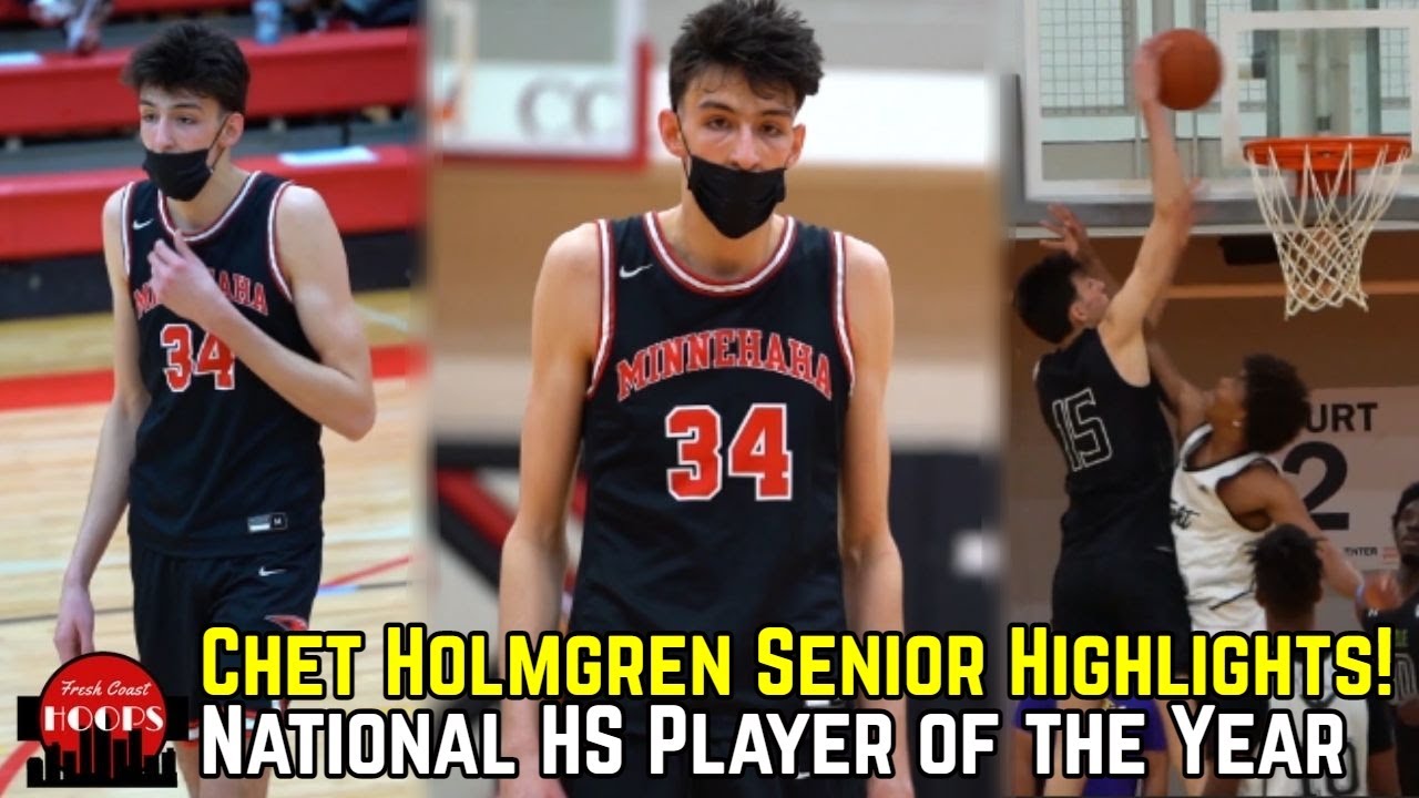 Chet Holmgren Senior Highlights! #1 Ranked Player Dominates!