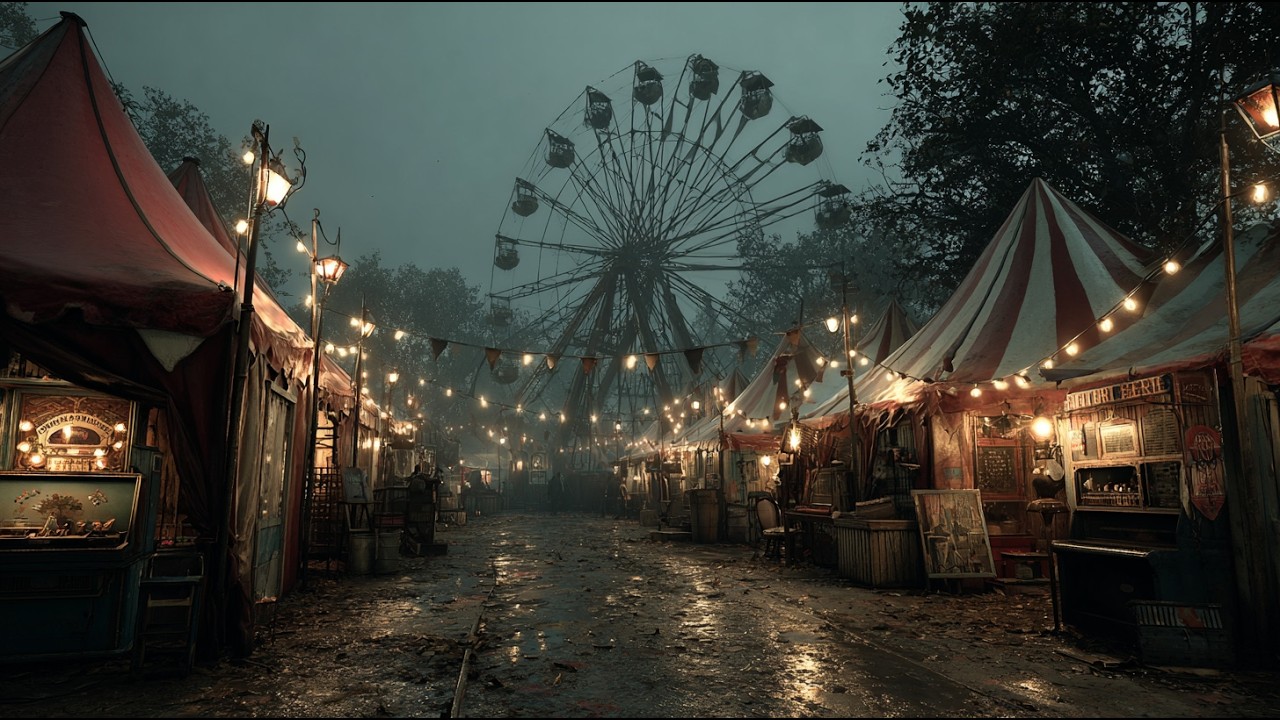 🎪 The Carnival That Only Appears to the Lost | Dark Surreal Ambience