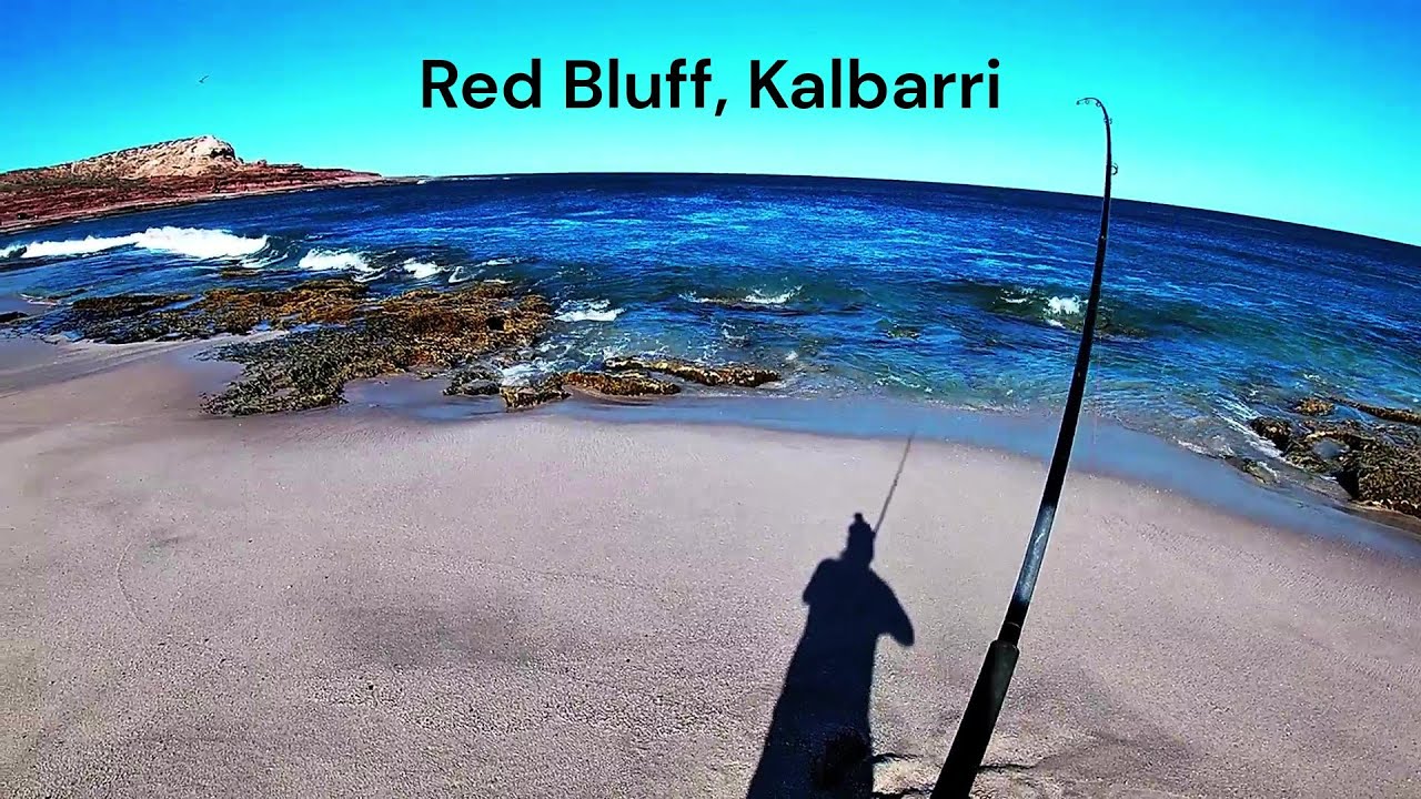 Beach Fishing at Red Bluff, Kalbarri.