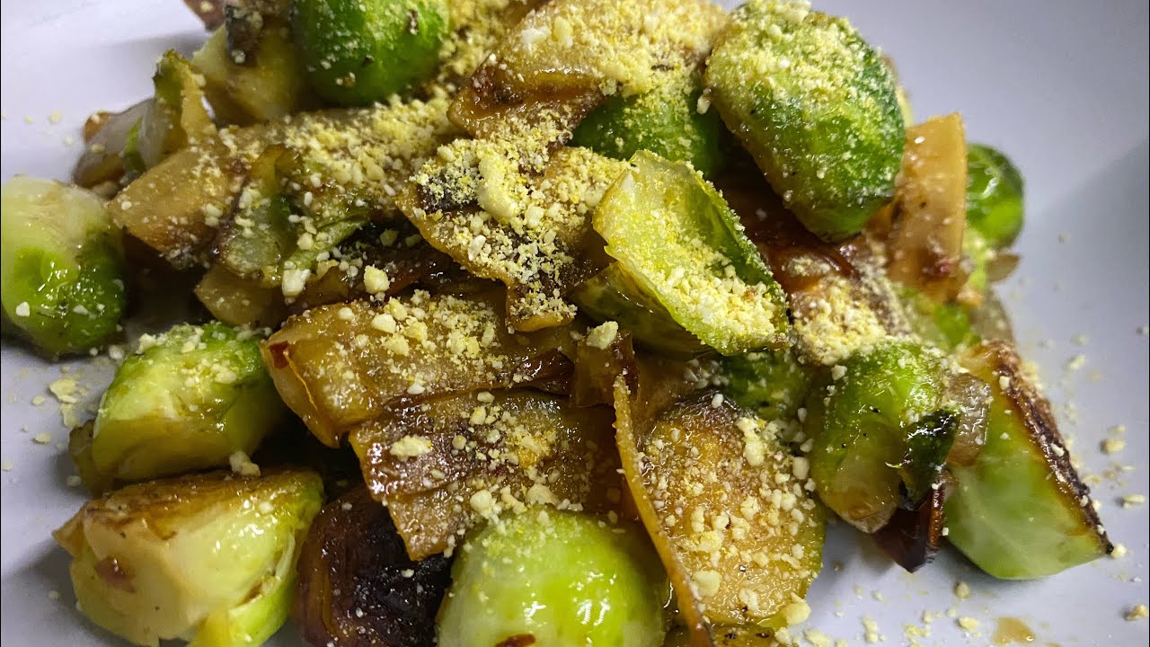 Sweet and Spicy Brussel Sprouts