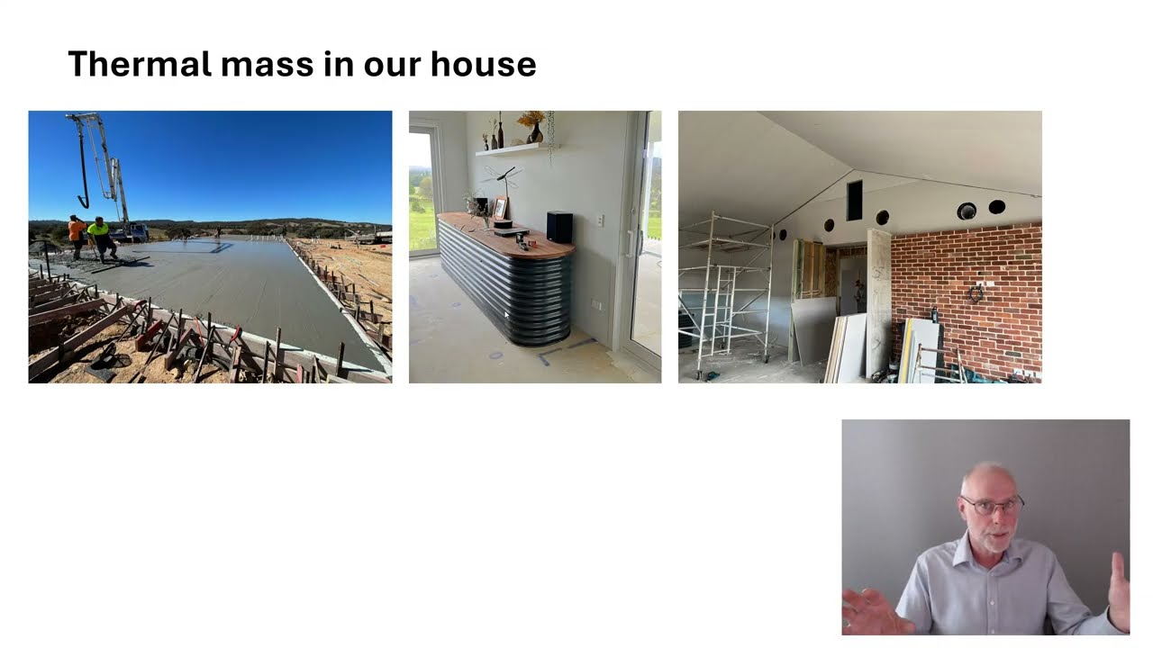 Passive solar homes - why thermal mass is important