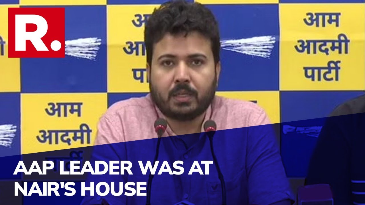 Liquor Gate Scam Explodes After AAP MLA Durgesh Pathak Found At Accused Vijay Nair's House