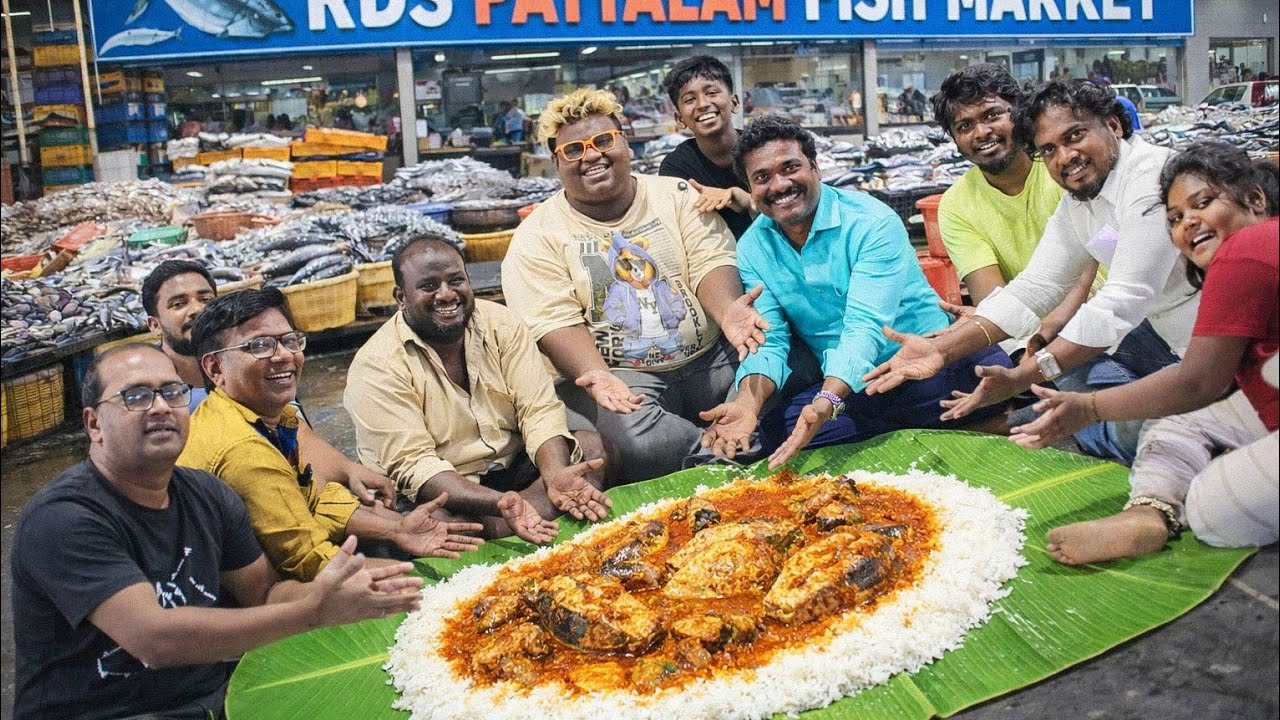 Pulianthope RDS Pattalam Fish Market📍Big Seer Fish Kulambu 😋
