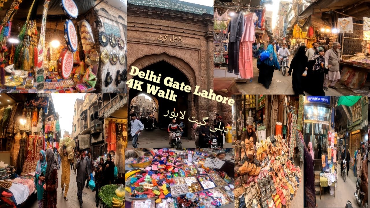 Walking 4k Delhi Gate Bazaar Lahore  @walkingandexploringeverywhere4