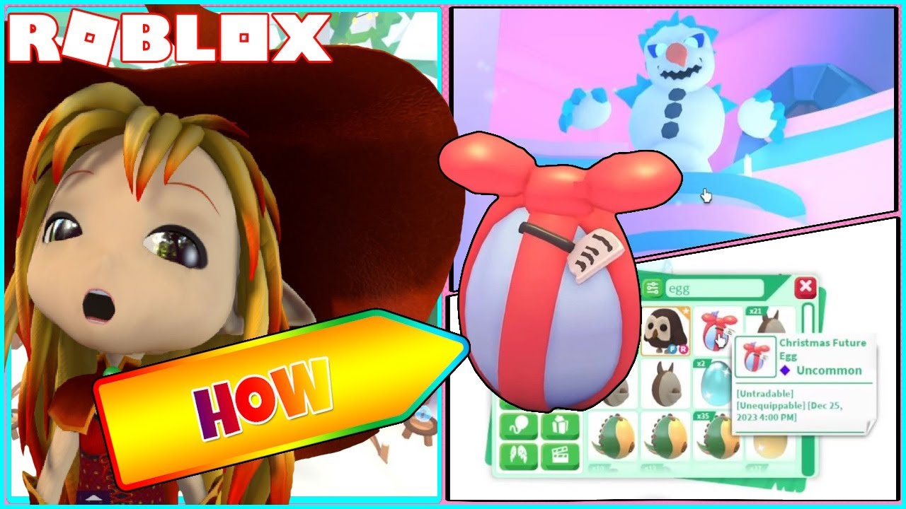 🎅 (LOUD) HOW TO GET THE FUTURE CHRISTMAS EGG! ROBLOX ADOPT ME!