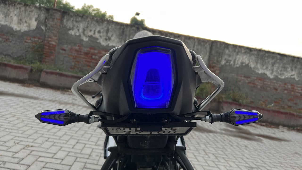 R15M 3rd Generation DRL Tail Light 😍 | Led Tail Light | Folding Tail Tidy | DRL led indicator |