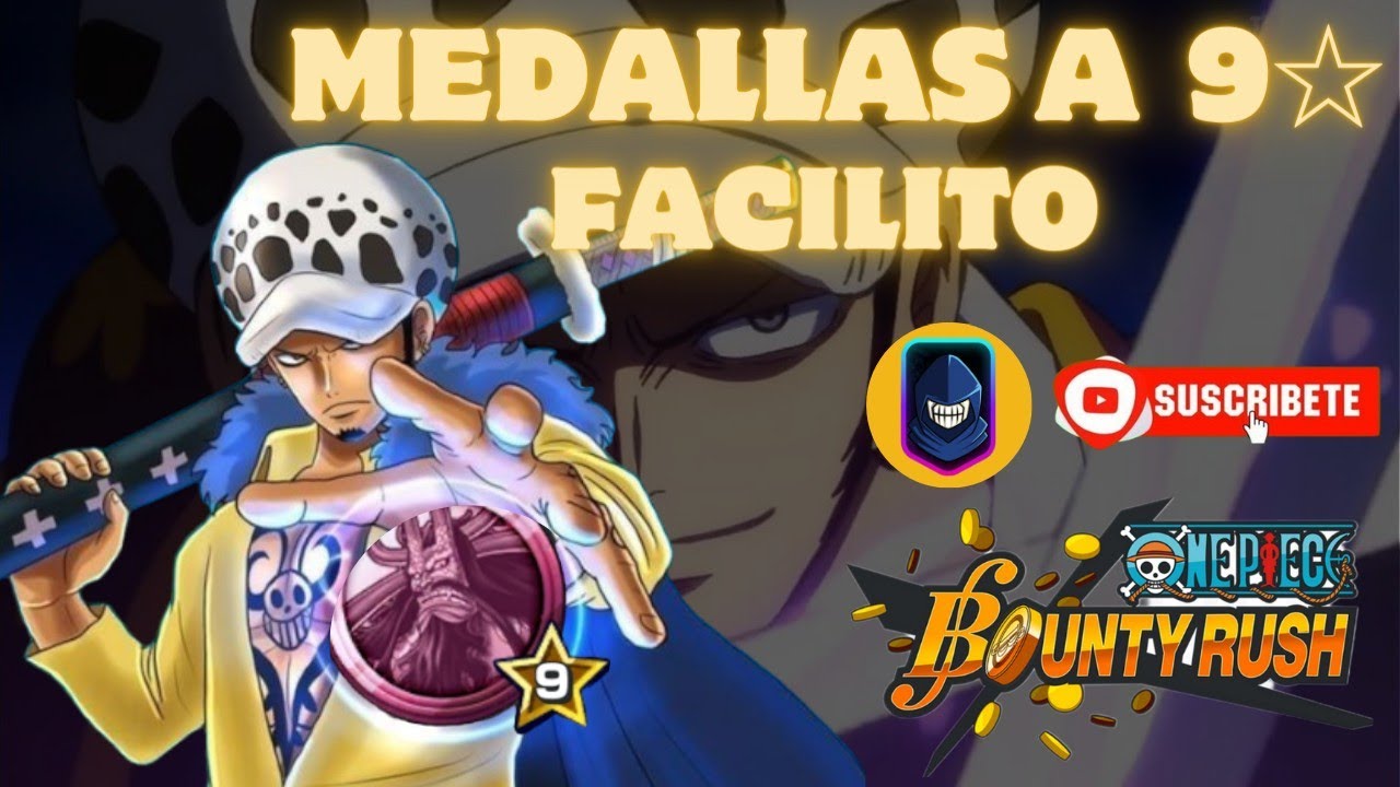 🚨  MÉTODO para mejorar tus medallas a 9 estrellas en One Piece Bounty Rush | Tutorial de OPBR 🚨