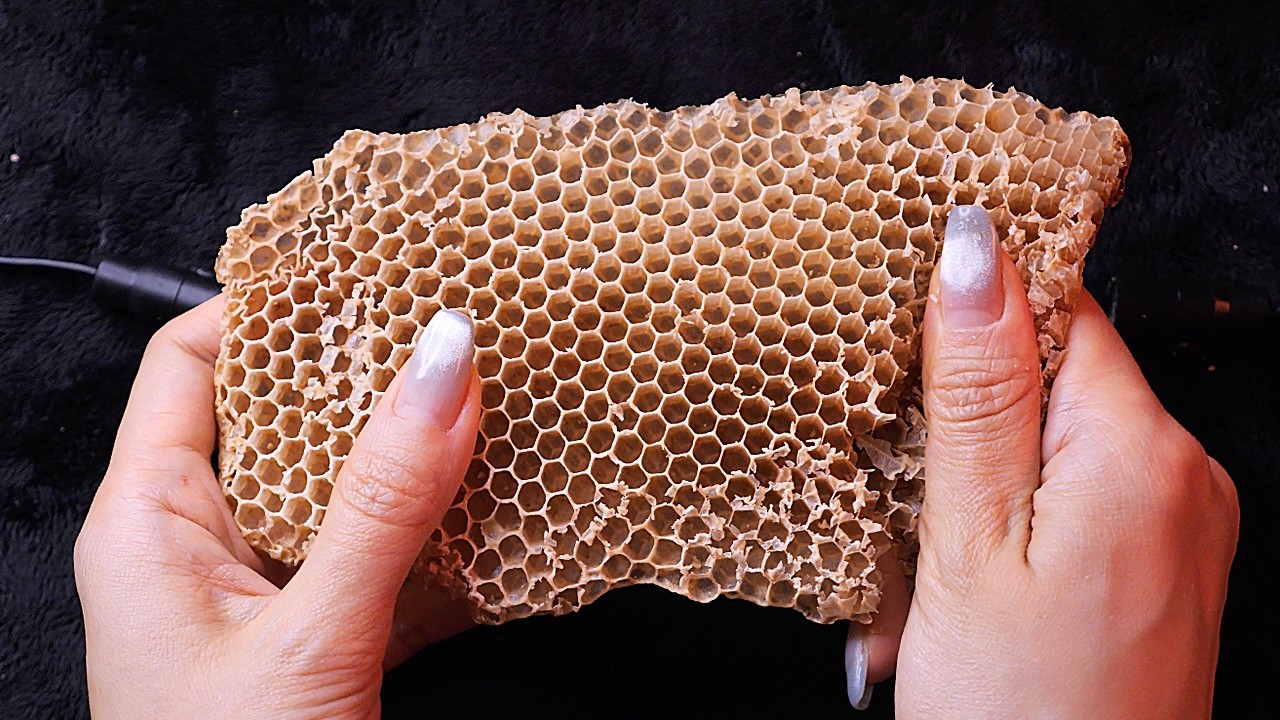 ASMR Satisfying Crispy Honeycomb Crushing (No Talking)