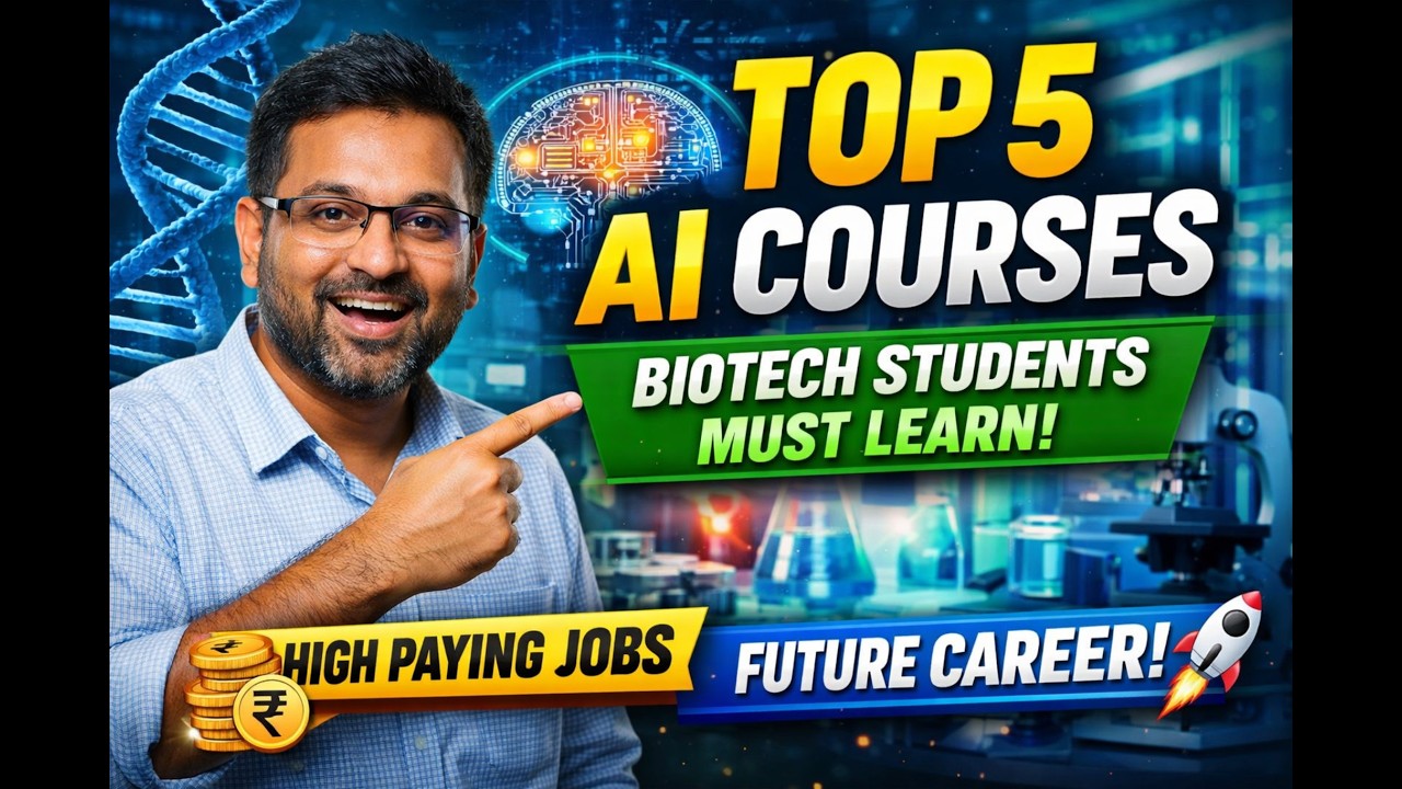 Top 5 AI Courses Every Biotech Student Must Learn Before Graduating (Future-Proof Career Guide)