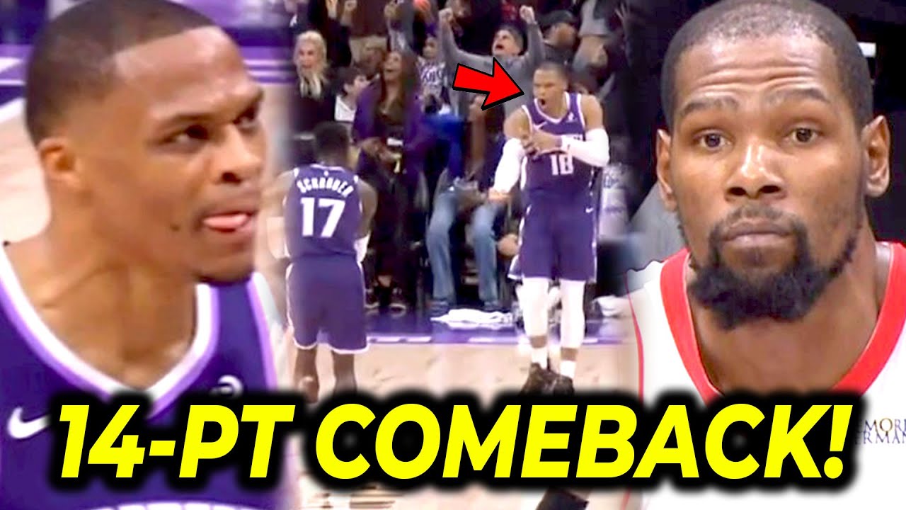 WESTBROOK BIG SHOT! Nagkagulo ang crowd CRAZY overtime, Kevin Durant HISTORY!