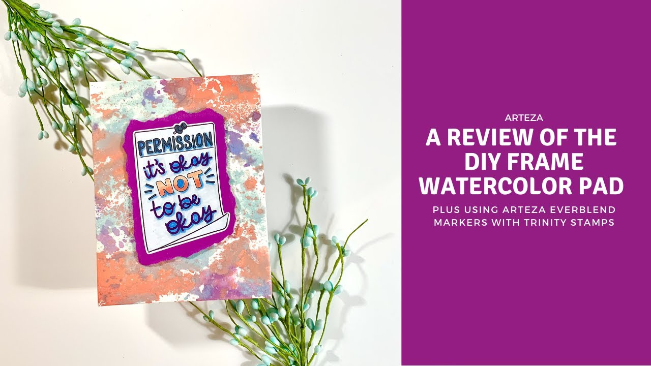 Arteza DIY Frame Watercolor Pad
