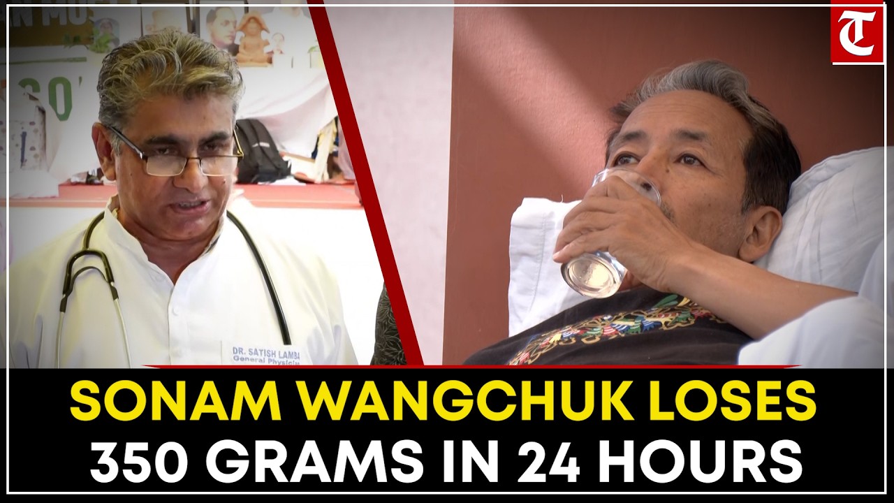 Sonam Wangchuk Hunger Strike Day 20: Doctor Reports Weight Loss, Mild Dehydration