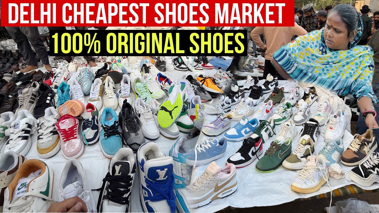Delhi Cheapest Shoes Market | Chor Bazar Shoes Market | Shoes Market In Delhi
