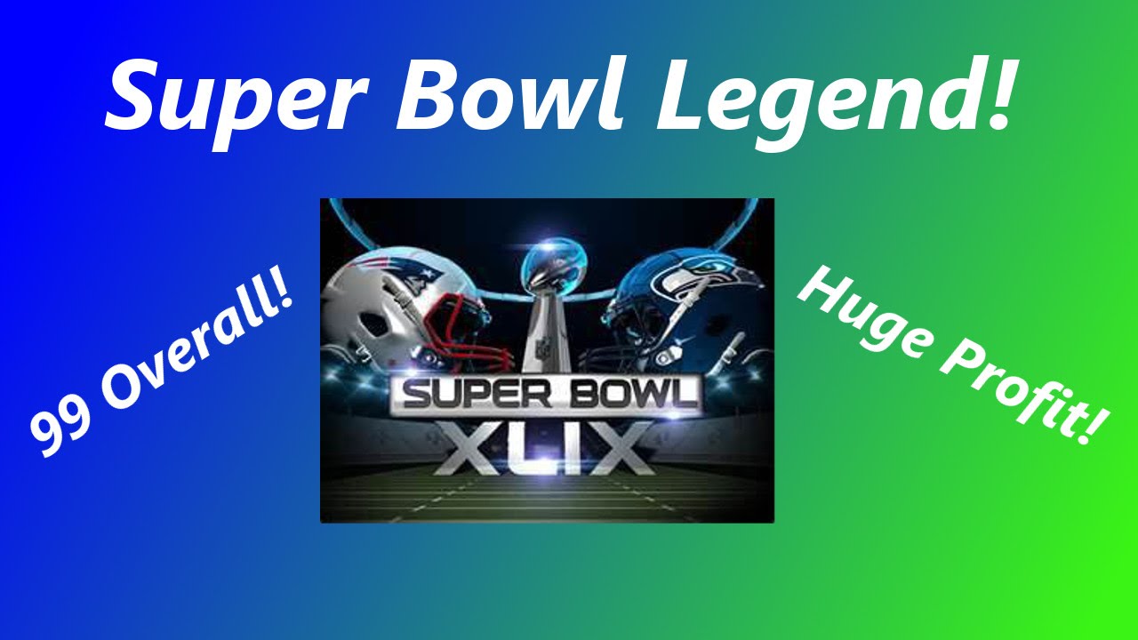 Super Bowl Legend Set and Mystery Super Bowl MVP!!!  99 Overall Pull!