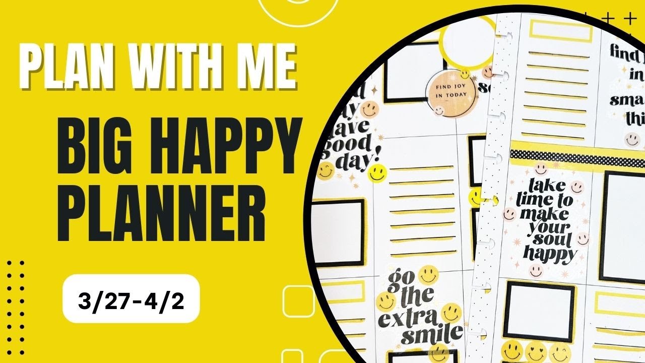 PLAN WITH ME | BIG HAPPY PLANNER