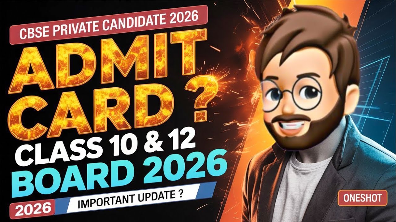 CBSE Private Candidate 2026 | Admit Card Delay ? 😮| Class 10 & 12 | Important Update ? ✅| BOARD 2026