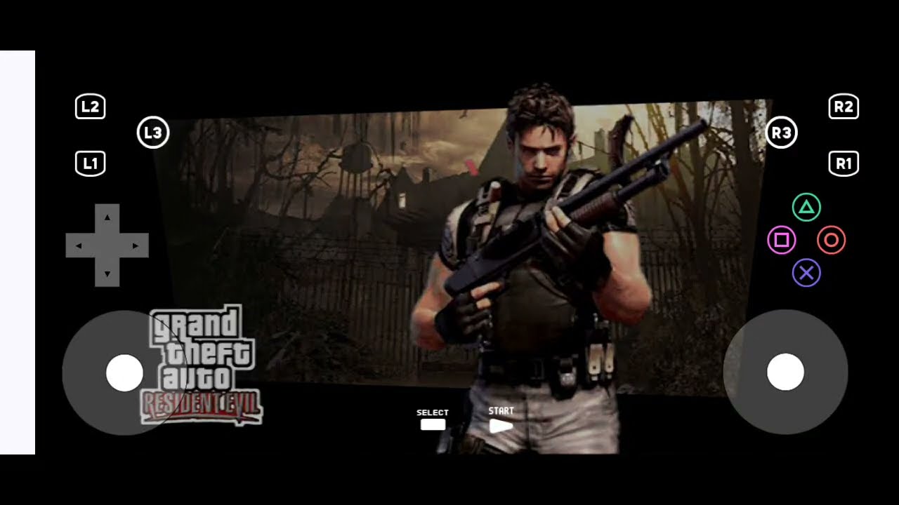 PS2 ARMSX2 EMULATOR ANDROID GTA RESIDENT EVIL 4 MOD TEST GAMEPLAY!!