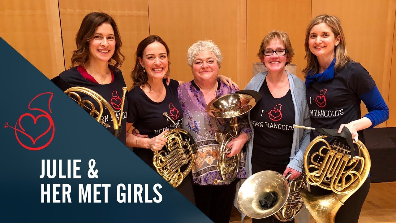 Julie Landsman and her Met Girls live on Sarah´s Horn Hangouts