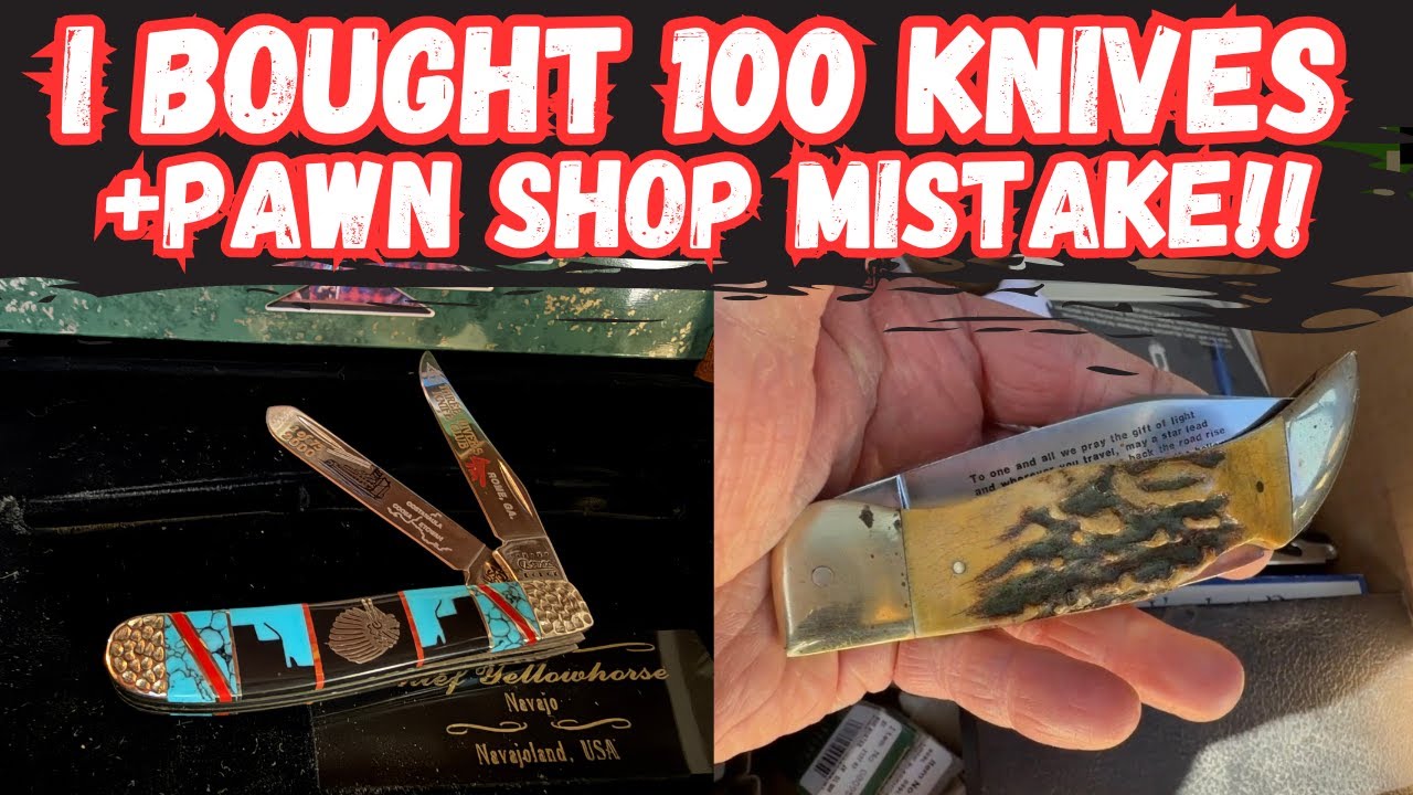100 Knife Haul! Case XX, Parker & The Pawn Shop Deal I Missed!