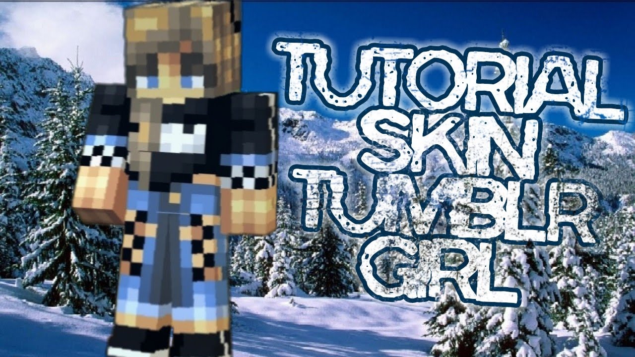 TUTORIAL: Skin Tumblr Girl (Pixel Gun 3D) - Free Copy