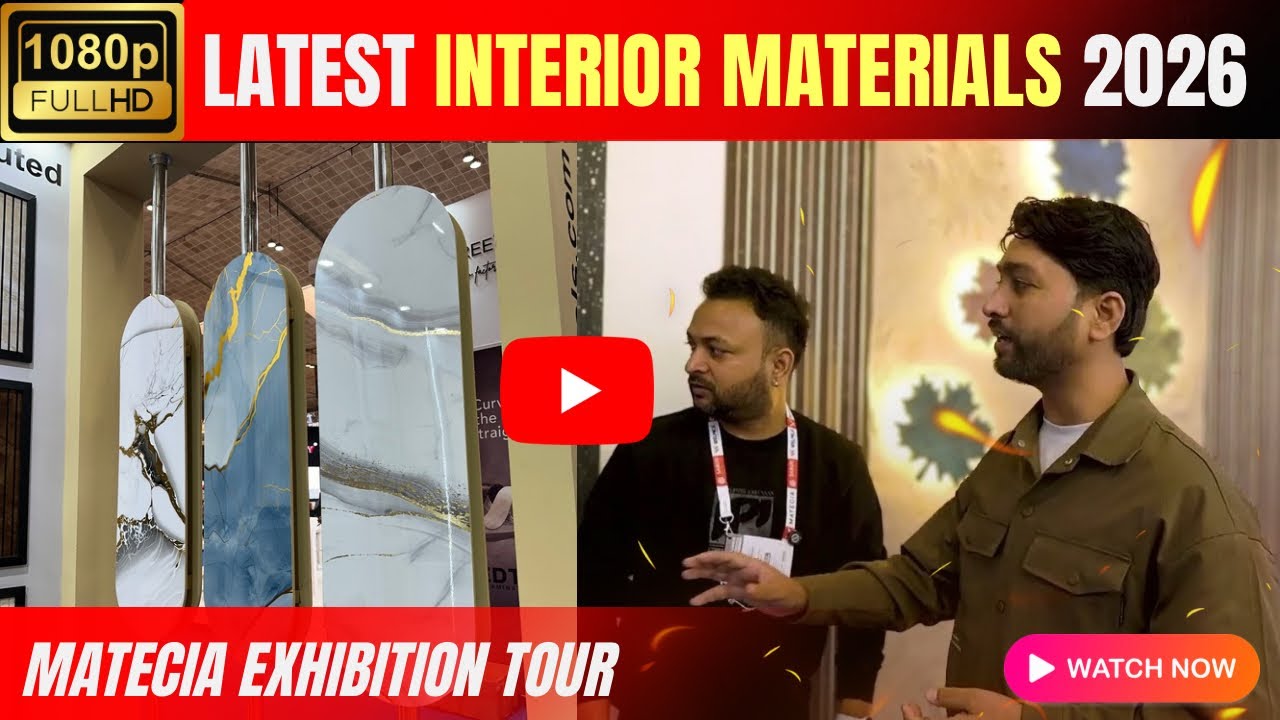 Latest Interior Materials 2026 🔥 UV Marble Sheets & Wall Panels | Wooden Floor | MATECIA Kolkata 