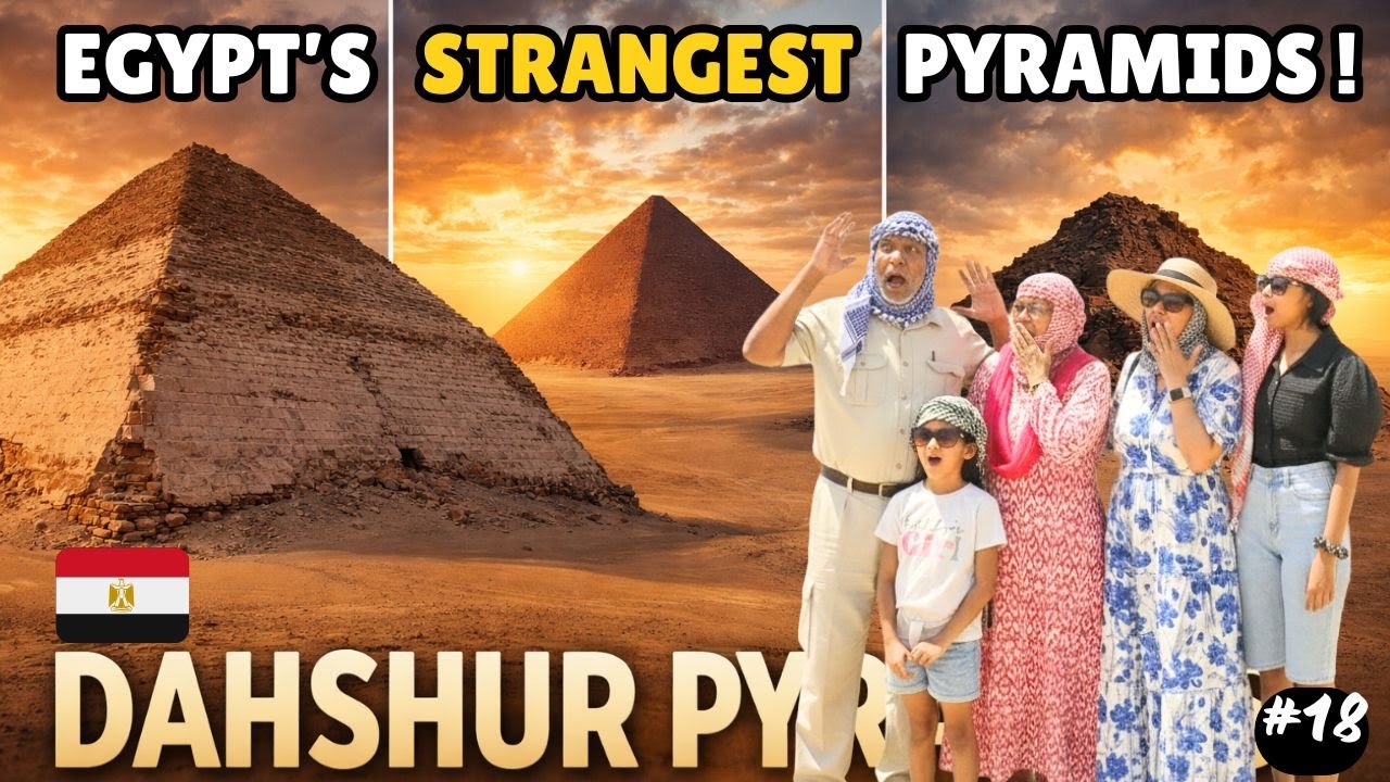 Bent Pyramid, Red Pyramid & Black Pyramid | Dahshur Egypt 🇪🇬