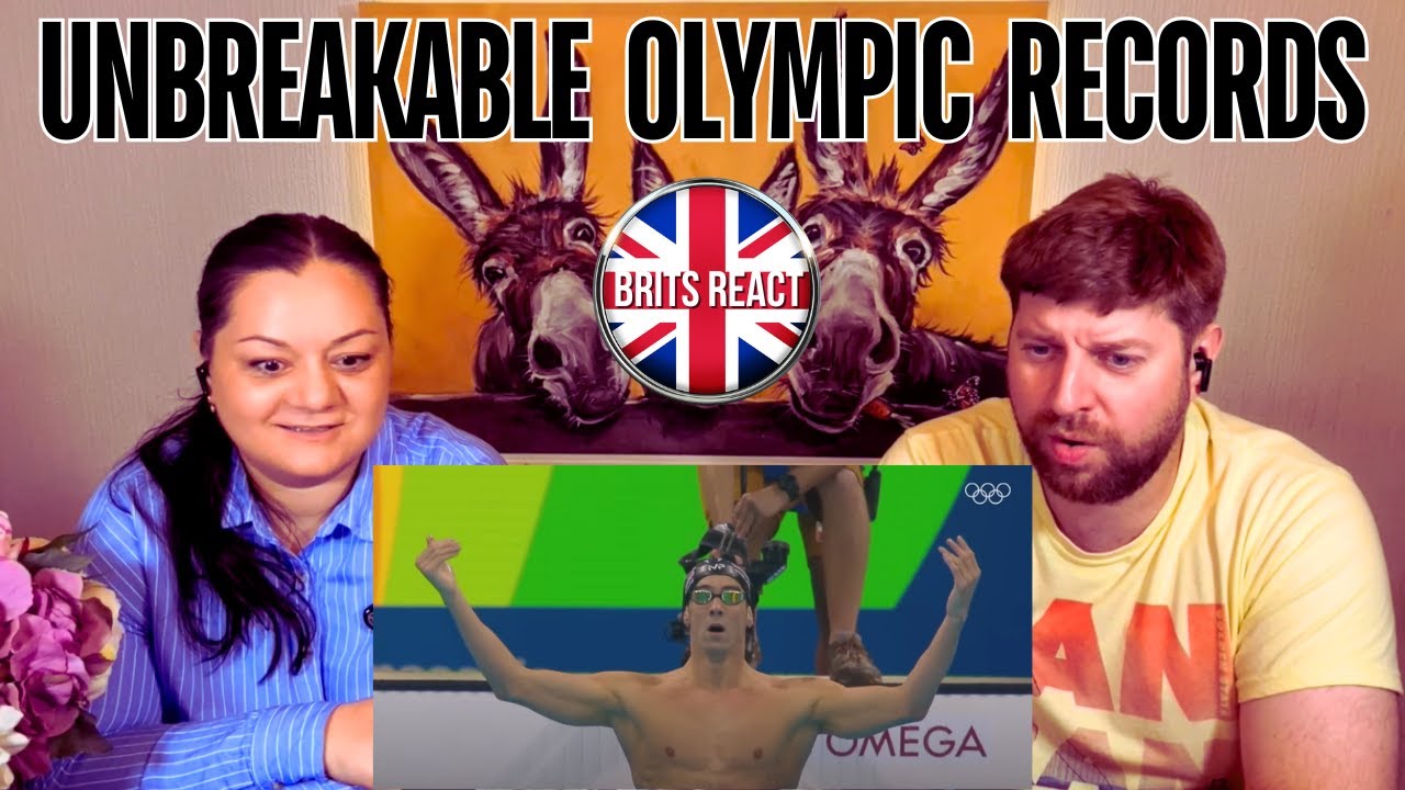 BRITS REACT | Top 10 Unbreakable Olympics Records | BLIND REACTION