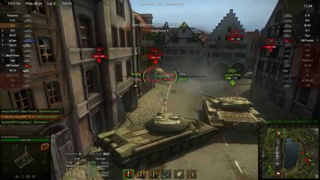 World of Tanks HQ 8.4 Gameplay - IS-8 - Massive damage V2