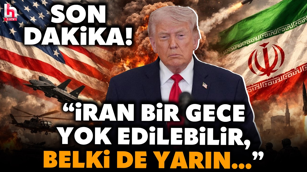 SON DAKİKA! Trump'tan Beyaz Saray'da bomba İran a&ccedil;ıklamaları! 