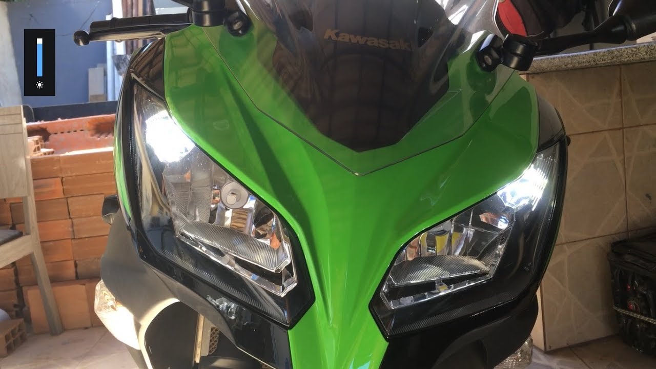 COLOQUEI SUPER LED NA NINJA 300