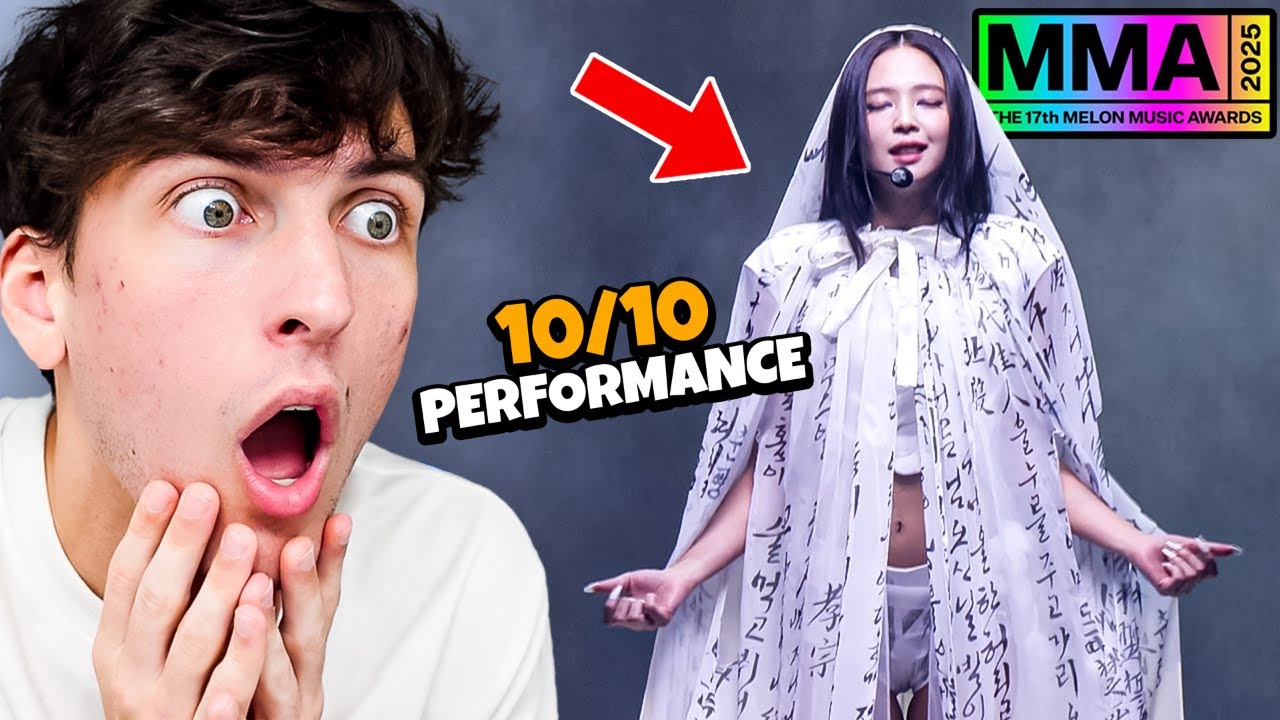 JENNIE Became a GODDESS During MMA 2025 Performance!