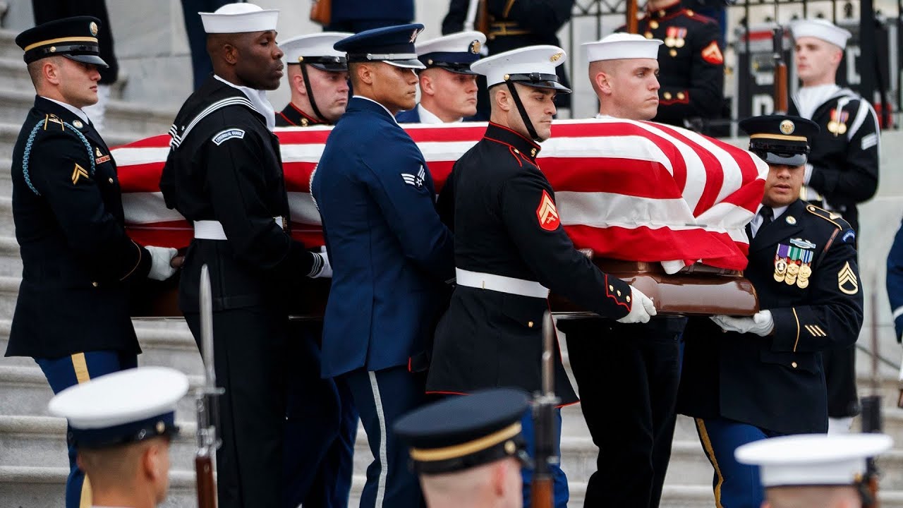 DIREKTE: Tidligere president George H.W. Bush begraves