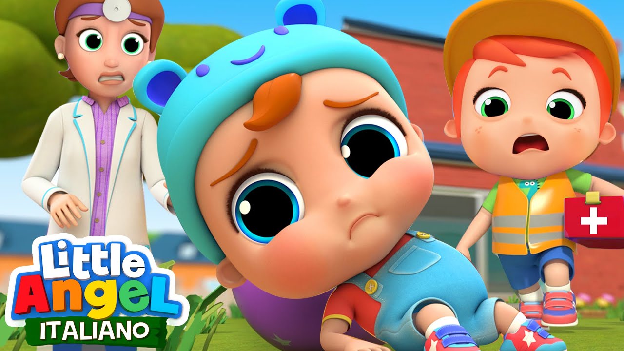 Mammaaa, Mi Sono Ferito 😭❤️ Cartoni Animati & Canzoni Bambini | Little Angel Italiano