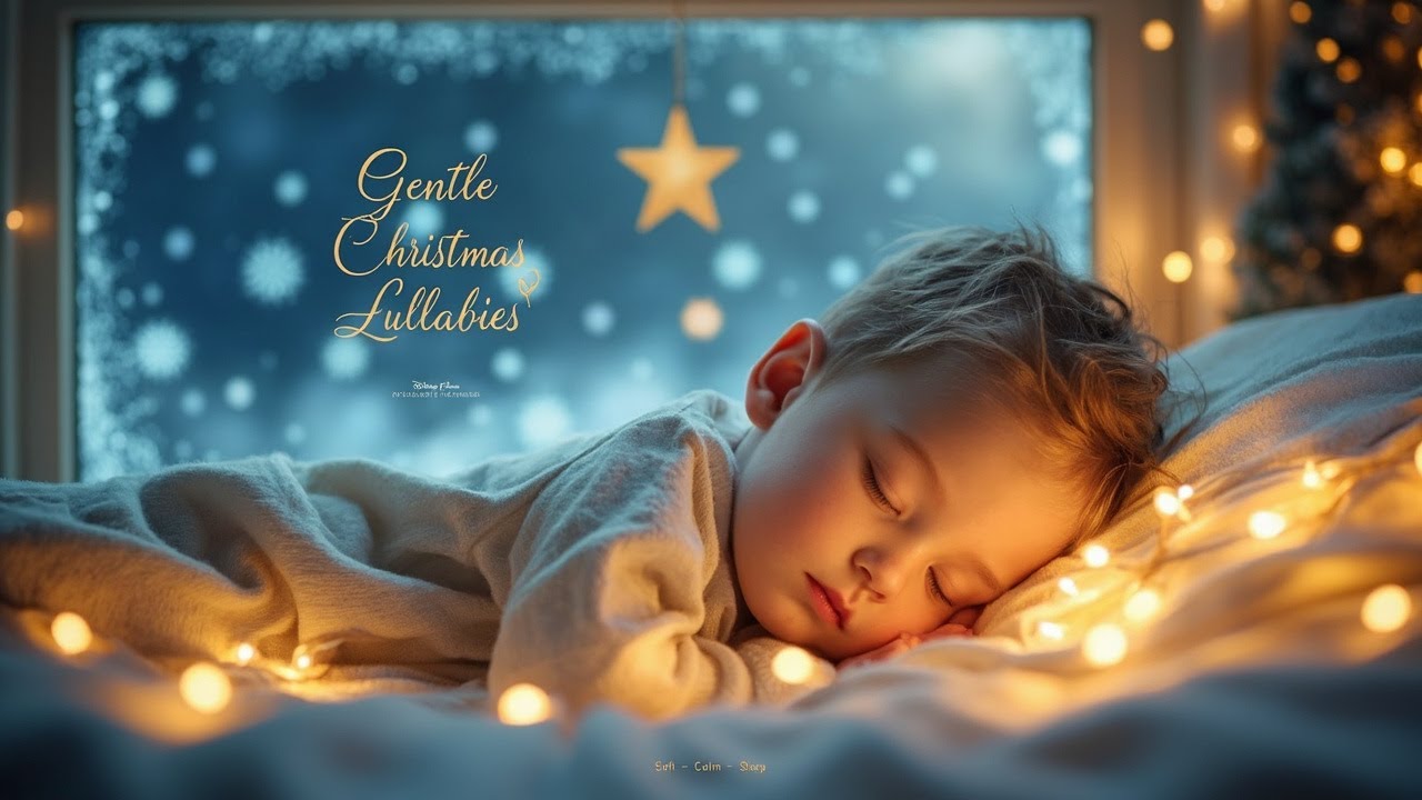 Gentle Christmas Lullabies for Kids 🎄❄️ | Soft & Calm Xmas Songs for Sleep | HappyNotes11