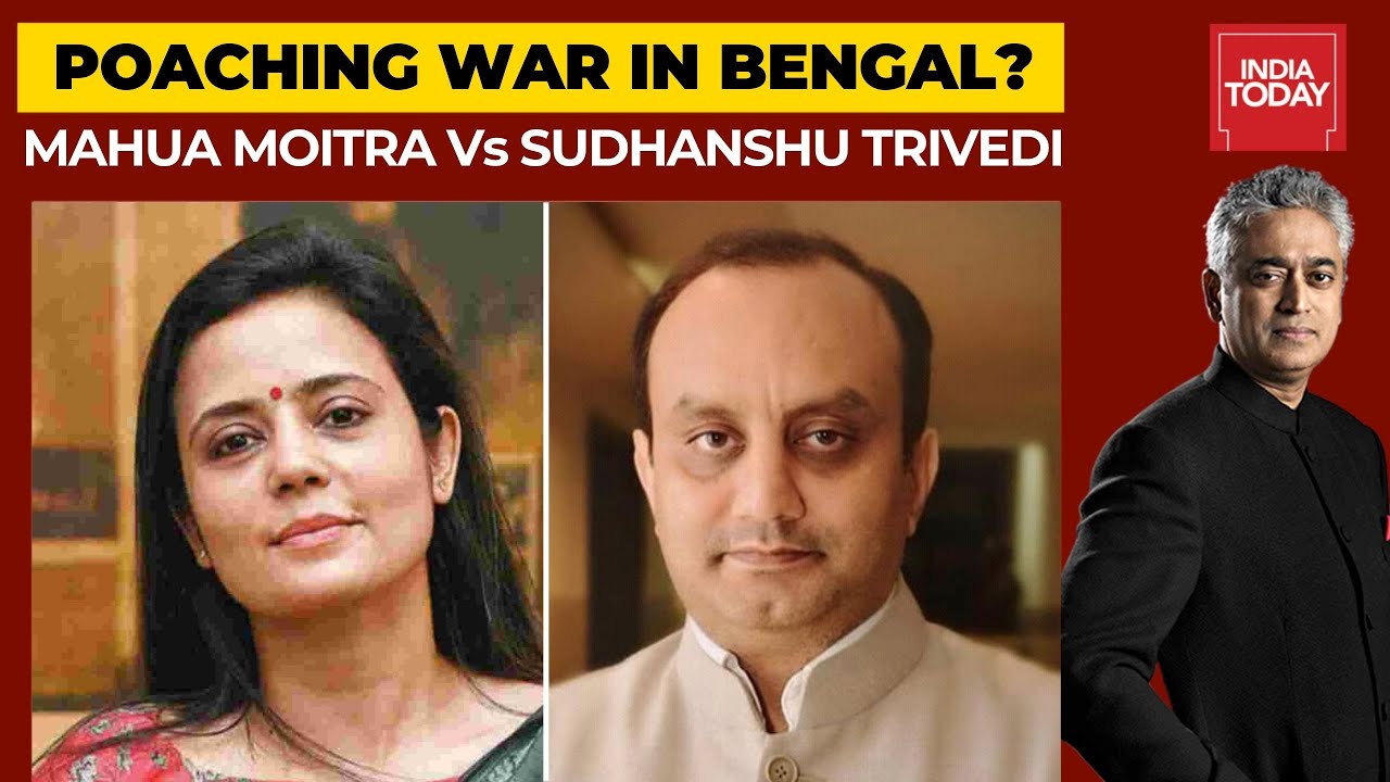 Mahua Moitra Vs Sudhanshu Trivedi Faceoff: Poaching War In Bengal?| News Today With Rajdeep Sardesai