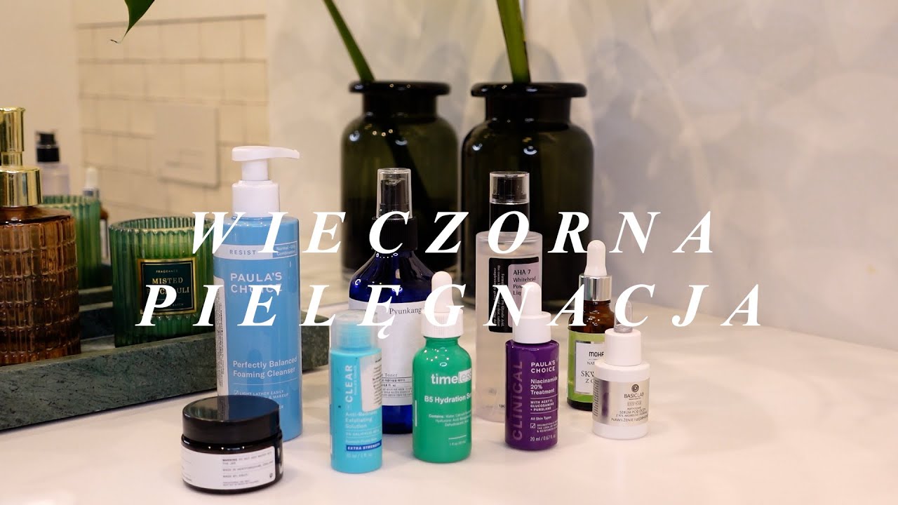 Moja wieczorna pielęgnacja 😷 / jak używam kwas glikolowy i salicylowy?! 😊 /