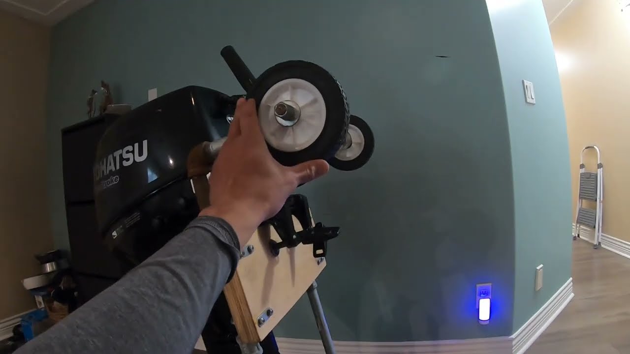 DIY outboard trolley build (parts in the description)