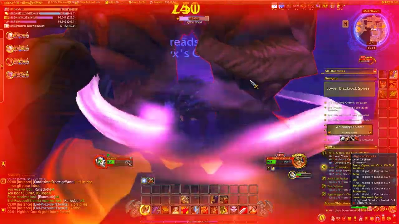 Live - Level 20-22 - Tanking Lower Blackrock Spire