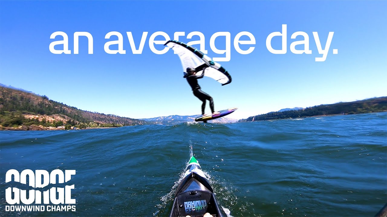 An average day at the Gorge Downwind Championships.