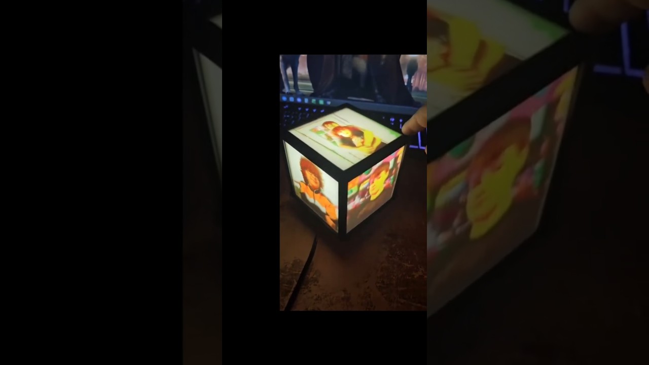Latisha's Rotating Lithophane | 3D Printed