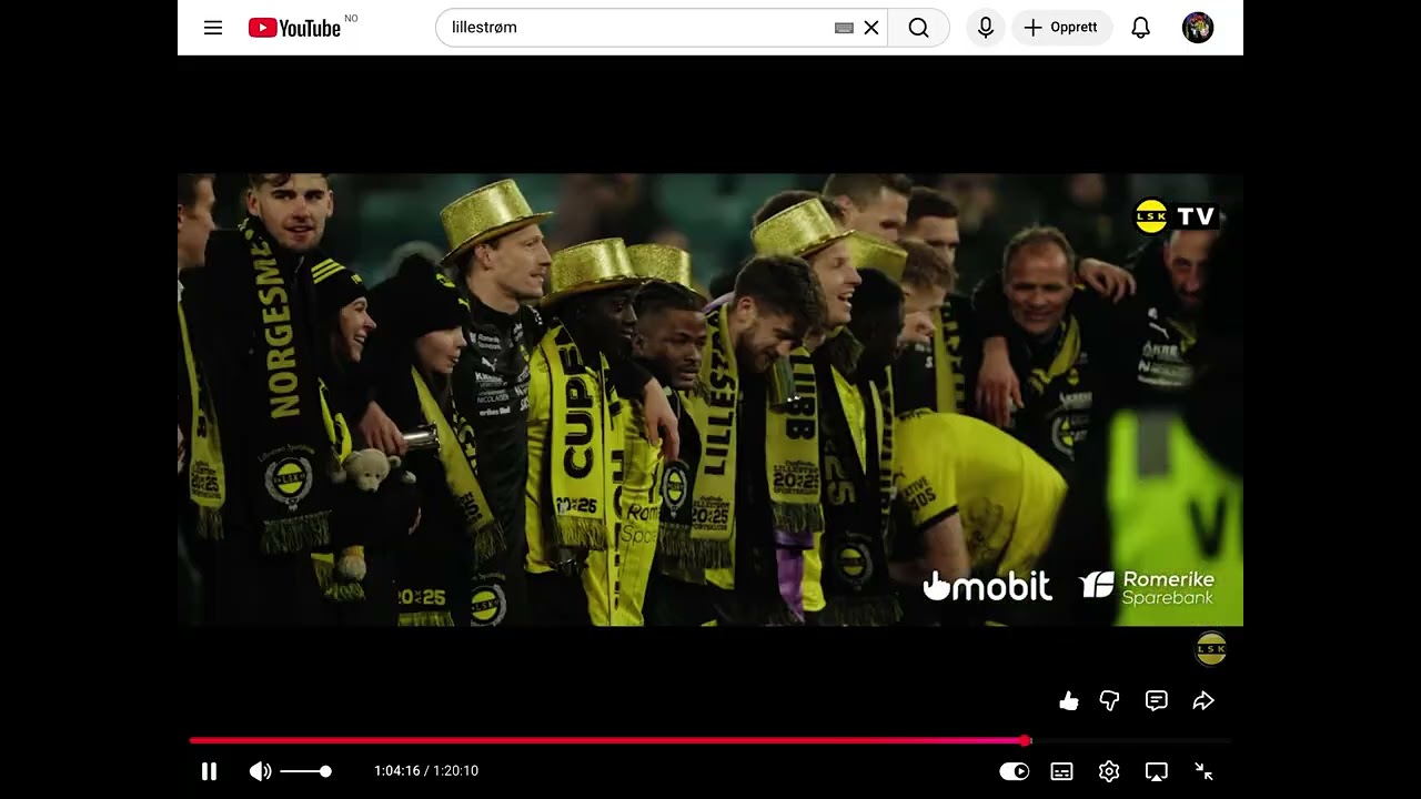 This is Lillestrøm sportsklubb @lillestromsk @KanariFansenLillestrm @TV2Sport_no