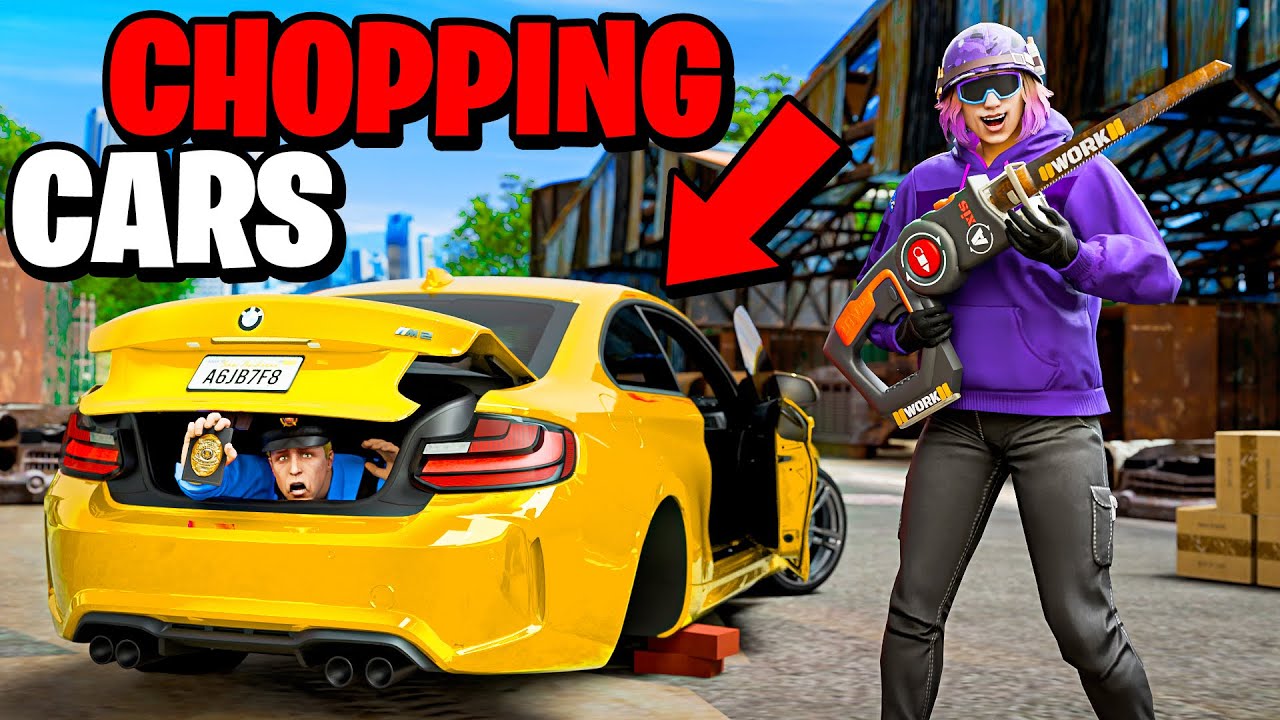 Угон и разборка автомобилей за деньги в GTA 5 RP