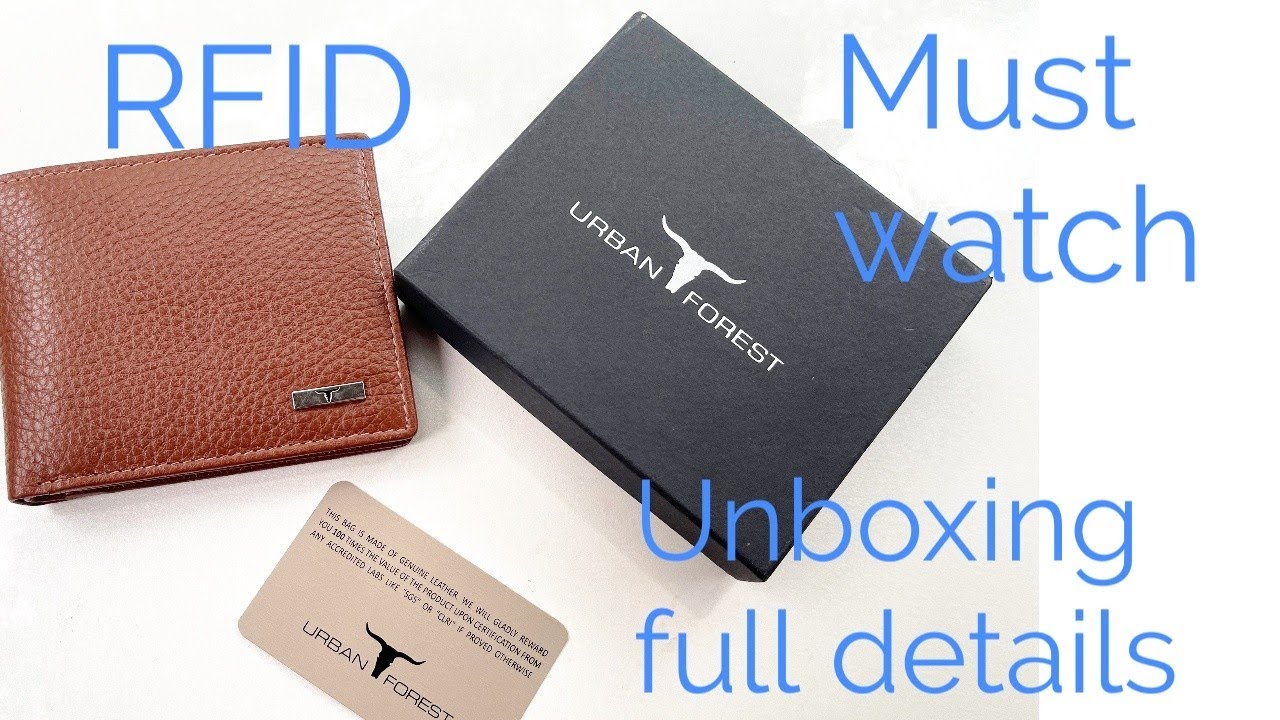 Urban Forest Cooper Redwood RFID Blocking Leather Wallet for Men