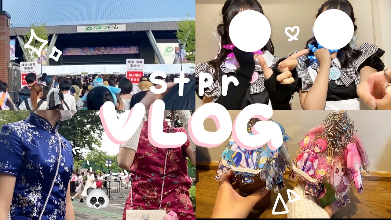 【vlog】西武ドーム両日参戦🫶🏻.時間に追われる高校生すとりす.2回目の遠征.参戦服の紹介✨