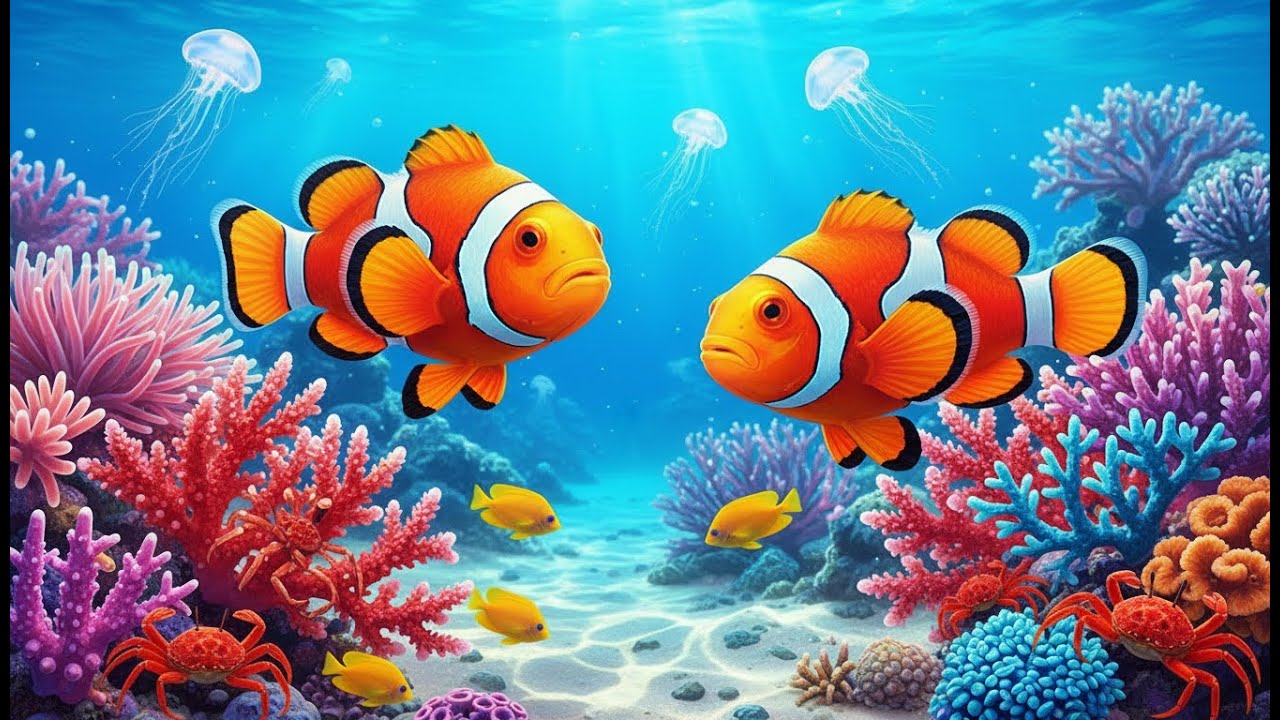 Aquarium 4K Ultra HD – Jellyfish & Reef Fish Showcase