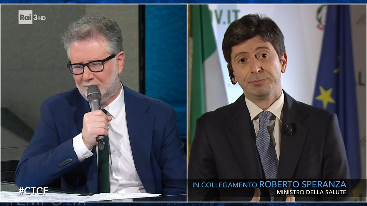 Il Ministro della Salute Roberto Speranza - Che Tempo Che Fa 27/03/2022