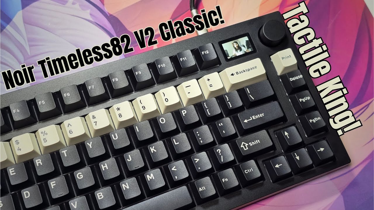 THE BEST TACTILE KEYBOARD UNDER 1 JUTA! | Noir Timeless82 V2 Classic Review!